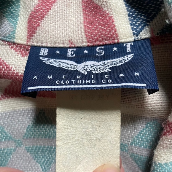 BEST AMERICAN vintage blazer southwest Aztec design women’s sz small retro EUC - Picture 16 of 16